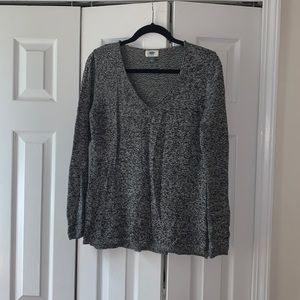 Black and white sweater